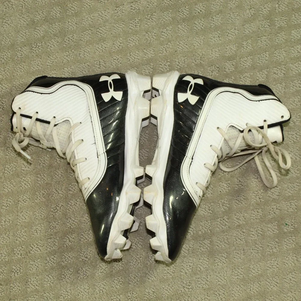 Under Armour Boy’s Youth 5Y Highlight RM JR White Football Cleats 3021201-002